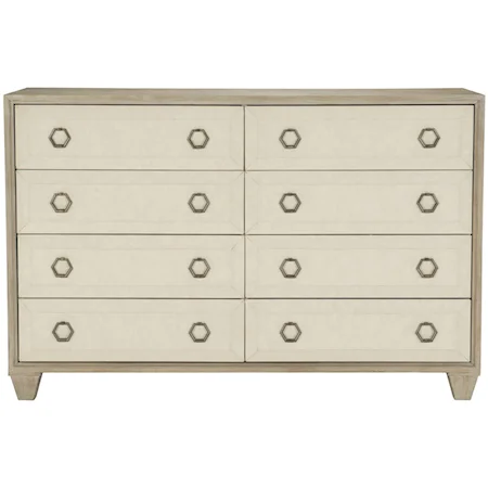 Transitional 8-Drawer Dresser